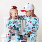 KIDS IN AMERICA TWO PIECE BAMBOO JAMMIES