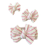 Clara ~ Pink & White Striped Sweater