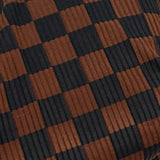 BROWN + BLACK CHECKER