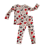 LOVE ON FIRE TWO PIECE BAMBOO JAMMIES
